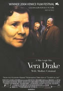Cine DVD films pelcula Crtica de El secreto de Vera Drake de Mike Leigh con Todo o nada Secretos y mentiras drama realismo realista aborto religin juicio Imelda Staunton